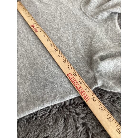 Talbots Women Cashmere Turtleneck Pullover Knit Sweater Metallic Gray Size Small - Picture 5 of 8
